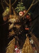 Giuseppe Arcimboldo The Four Seasons in one Head oil on canvas